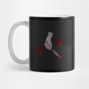 Hand and Knife Mug